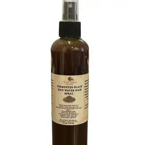 Fermented Black Rice Water Hair Growth Spray - Organic for Hair Repair and Growth
