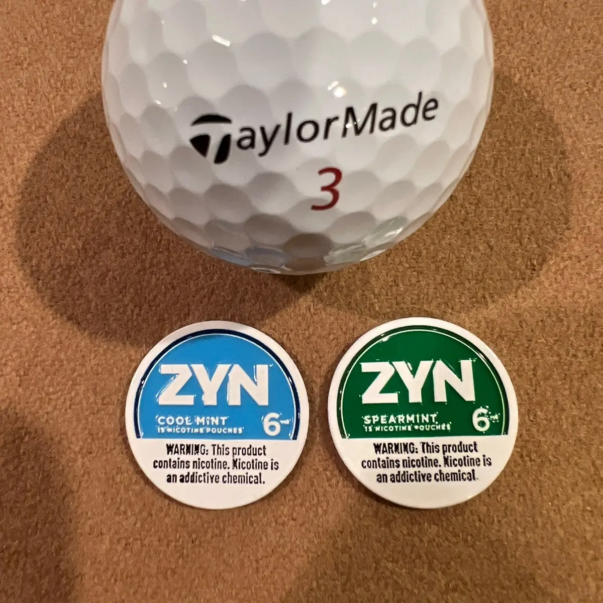 ZYN Golf Ball Marker - Perfect for Golfing Enthusiasts
