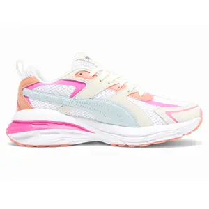 PUMA Womens Hypnotic Elevate Lace Up Sneakers Shoes Casual - White