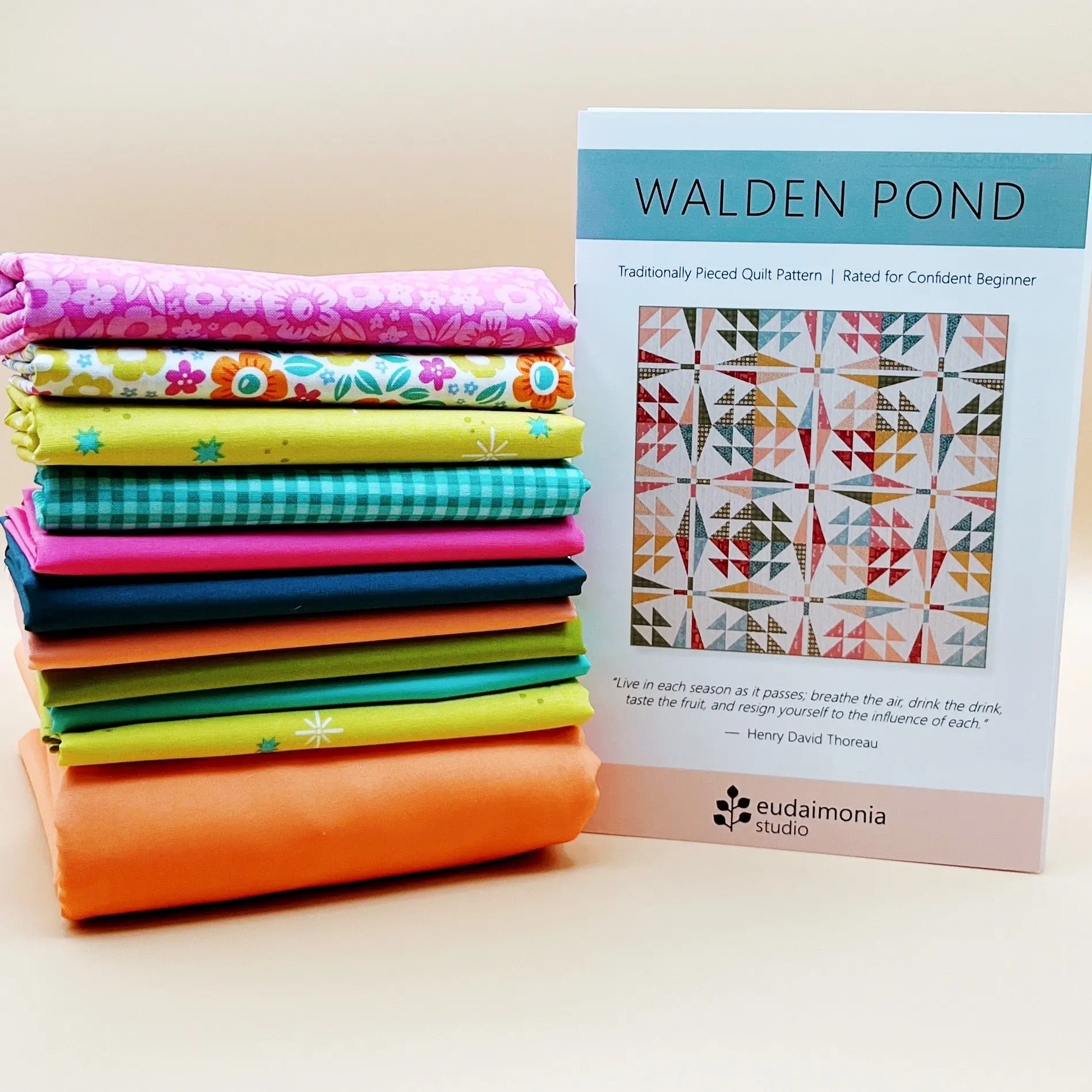 Ghostly Garden on Walden Pond Quilt Kit