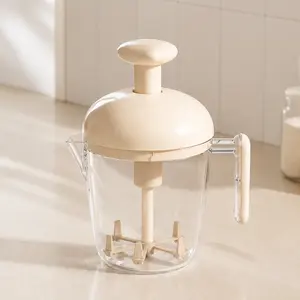 Press-Type Manual Egg Beater: Effortless, Mess-Free Egg Mixing in Seconds
