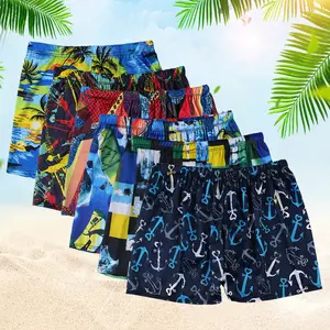Men’s Quick-Drying Swim Trunks, Comfortable Boxer Style, Plus Size Swimwear