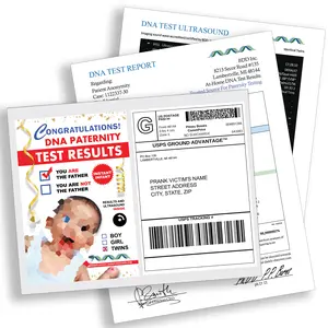 You Are The Father Prank Mailer Joke Gag Sent 100% Anonymously!