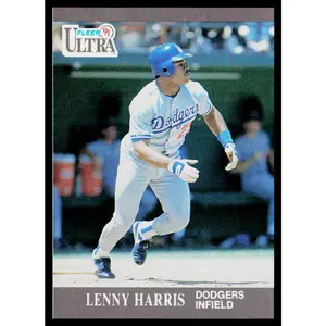 Lenny Harris 1991 Ultra #162 Los Angeles Dodgers