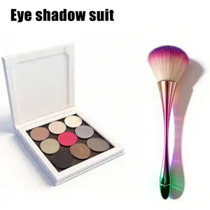 Magnetic 9-Color Dark Gothic Eyeshadow Palette with Pearlescent, Matte & High-Gloss Shades - For Cosplay & Smoky Eyes. No Fallout, Removable Pans. Great for Halloween Makeup & Teen Gifts!