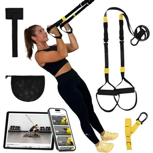 GO Suspension Trainer, At Home, Portable Gym Workout, For Strength Training, Full Body Exercise Equipment