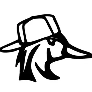 Backwards Hat Duck Decal