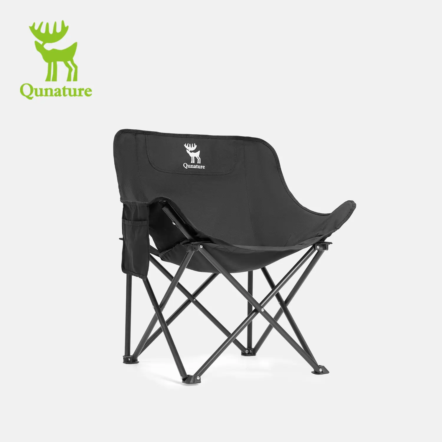 Outdoor Folding Chair with Logo Design, Portable and Lightweight, Ideal for Camping and Picnics