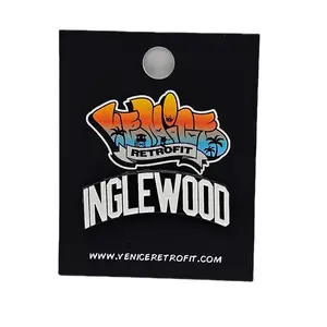 Inglewood Hat Pin Soft Enamel Durable Long Lasting Collectible Pin for Hats Backpacks Lanyards Jackets Customizable Options Premium Gloss Finish