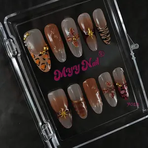 .DP.7013.Handmade 3D Carved Wearable Nail
