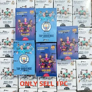 Daka Messi Mbappe Yamal Football Collection Card 2025-2026 Real Madrid Barcelona Manchester Juventus Ale Milano Star Player Card Soccer Cards