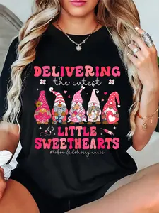 100% Cotton Delivering Sweethearts Labor & Delivery Nurse Valentines Day T-Shirt