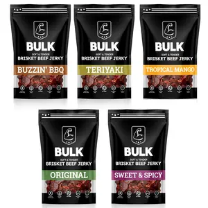 Bulk Beef Jerky I Classic Brisket Jerky Flavors - 2.25 Oz Pack Bulk Beef Jerky I Classic Brisket Jerky Flavors - 2.25 Oz Pack