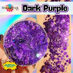 Dark Purple – Intense Glitter Gel