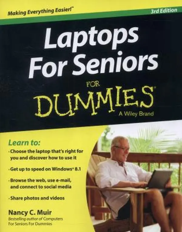 USED Book - Laptops For Seniors For Dummies by Nancy C. Muir (Paperback) - english