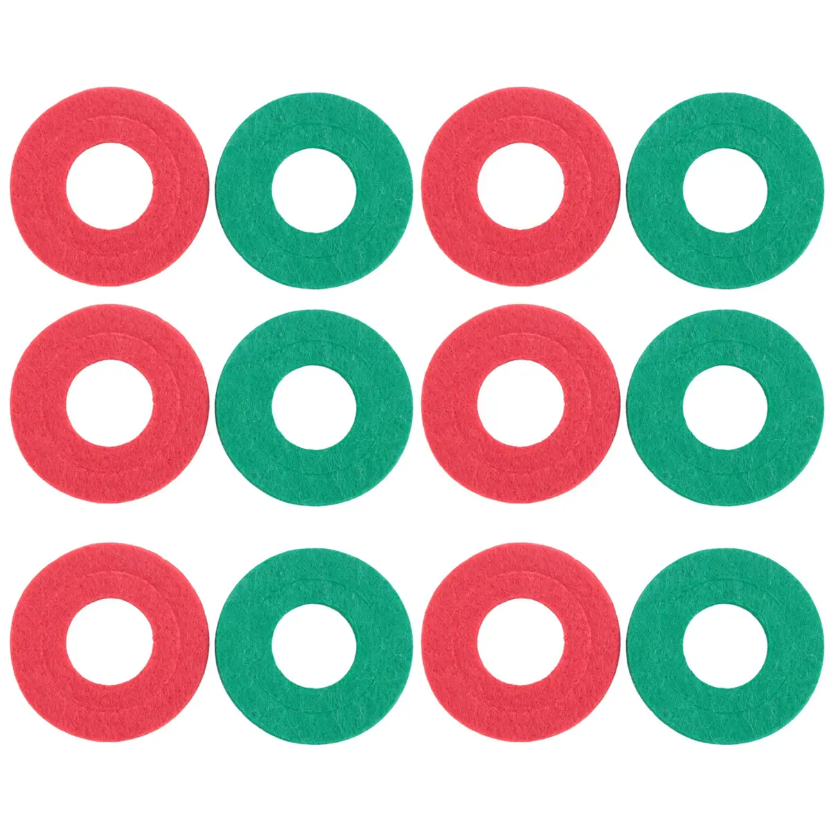 12 Pieces Battery Terminal Anti Corrosion Washers Fiber Battery Terminal Protector, 6 Red and 6 Green