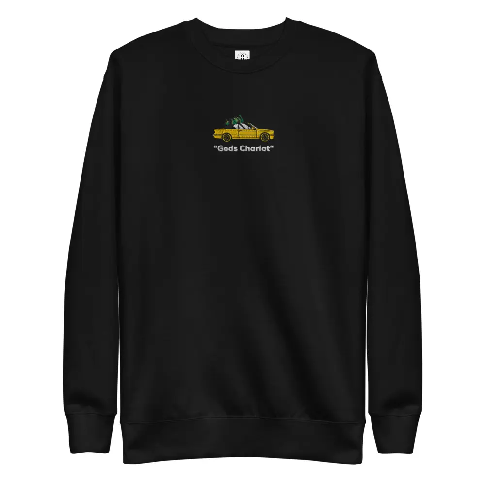 BMW E30 "Gods Chariot" Embroidered Crewneck