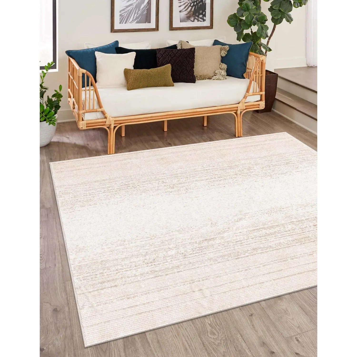 Ivory Gemstone Rug