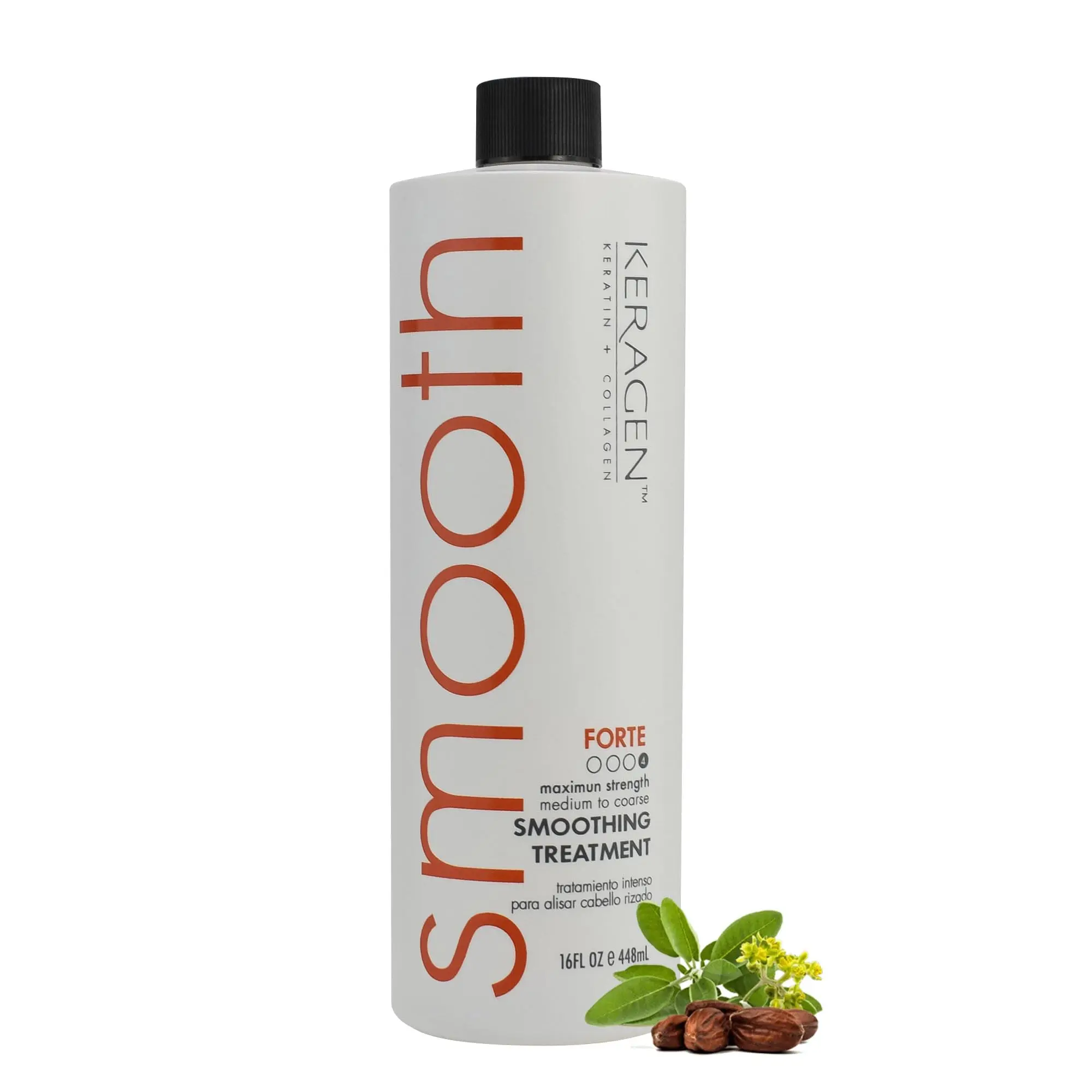KERAGEN Brazilian Keratin Treatment Smoothing Kit for Frizz Control - Complete Formaldehyde-Free System with Collagen, Daily Cream & Conditioner, Cleansing, Haircare