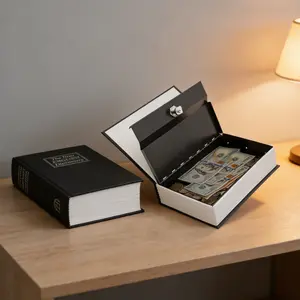 Book Safe with Password Lock, Dictionary Conversion Cash Box, Portable Cash Box, Perfect for Storing Money Jewelry Keys