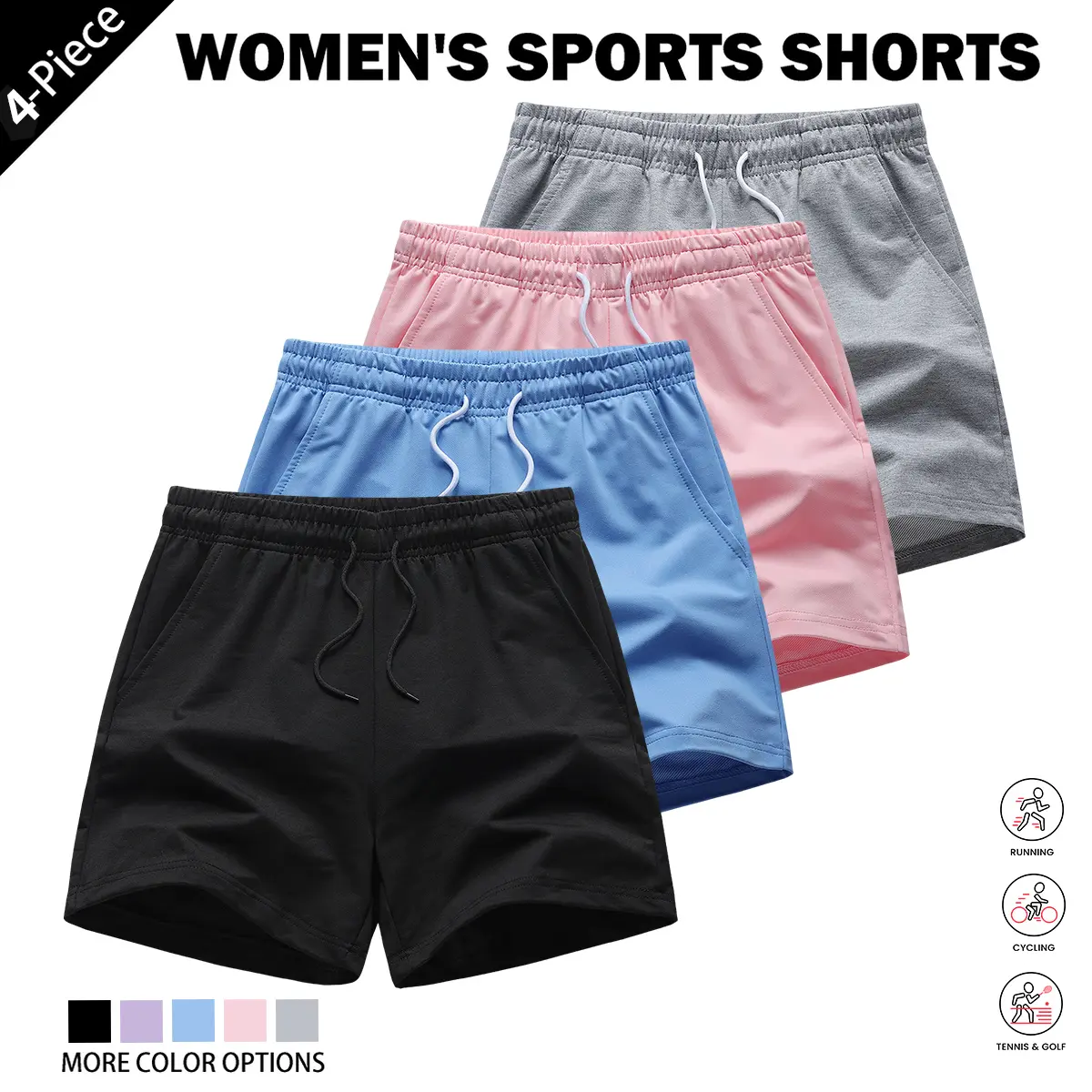 Black + Blue + Pink + Gray