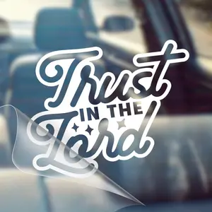 Trust In The Lord – Christian Car Decal Sticker