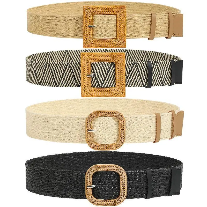 4pcs, B-black+beige+stripe+khaki