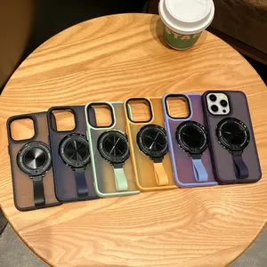 Shockproof kickstand magnetic case for iPhone 12,13,14, 15 pro , pro max, plus, Mini