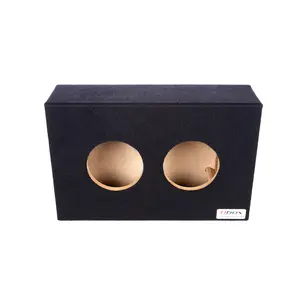 8 in Dual Shallow Hyper Vented Enclosure Subwoofer Enclosure Precision CNC-Cut, Premium MDF Construction. Proudly USA Made.