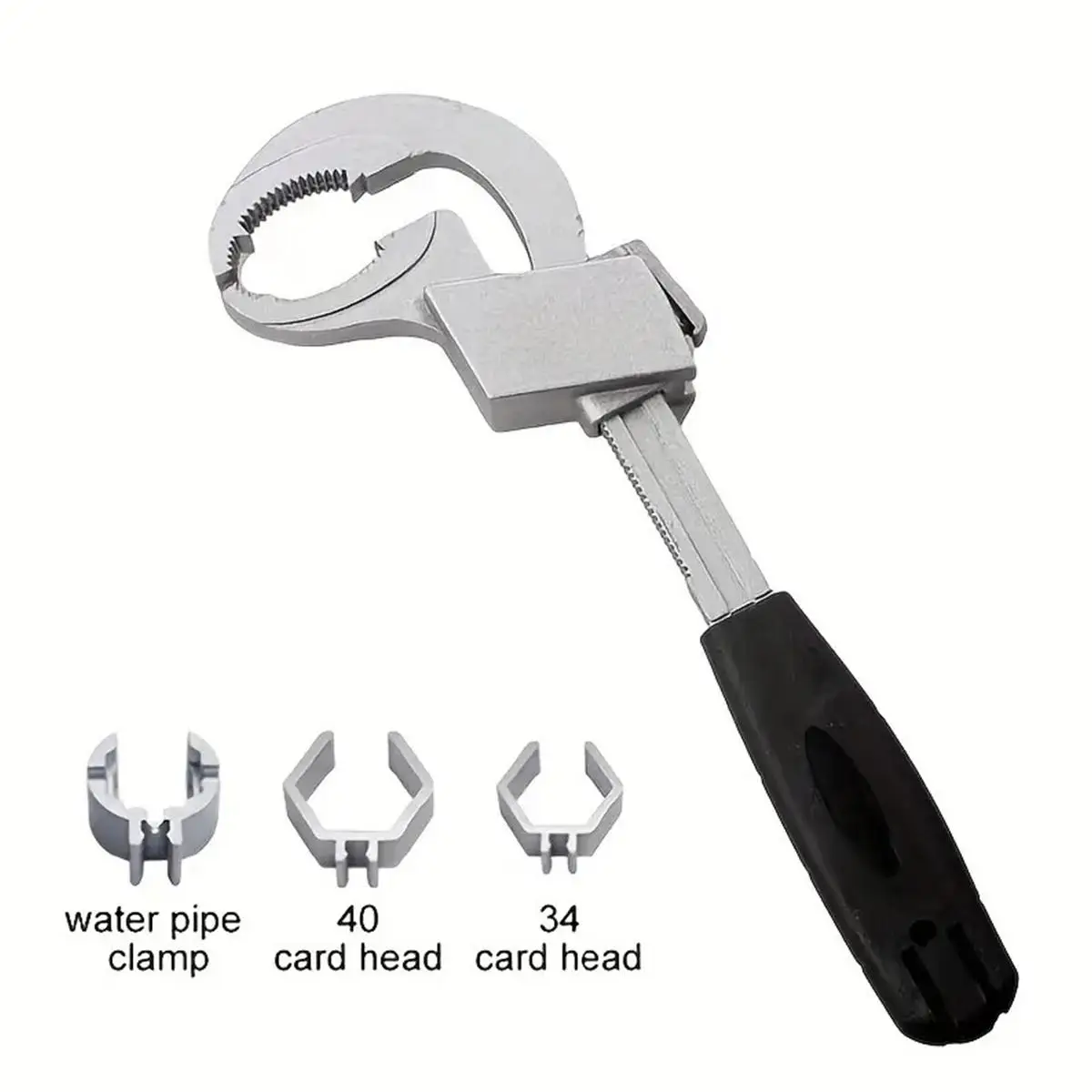 🔧Universal Adjustable Wrench,🔧Ideal for Faucet & Sink Repairs,Multi-Functional Bathroom Wrench,Adjustable Plumbing Repair Wrench Bathroom Faucet Sin