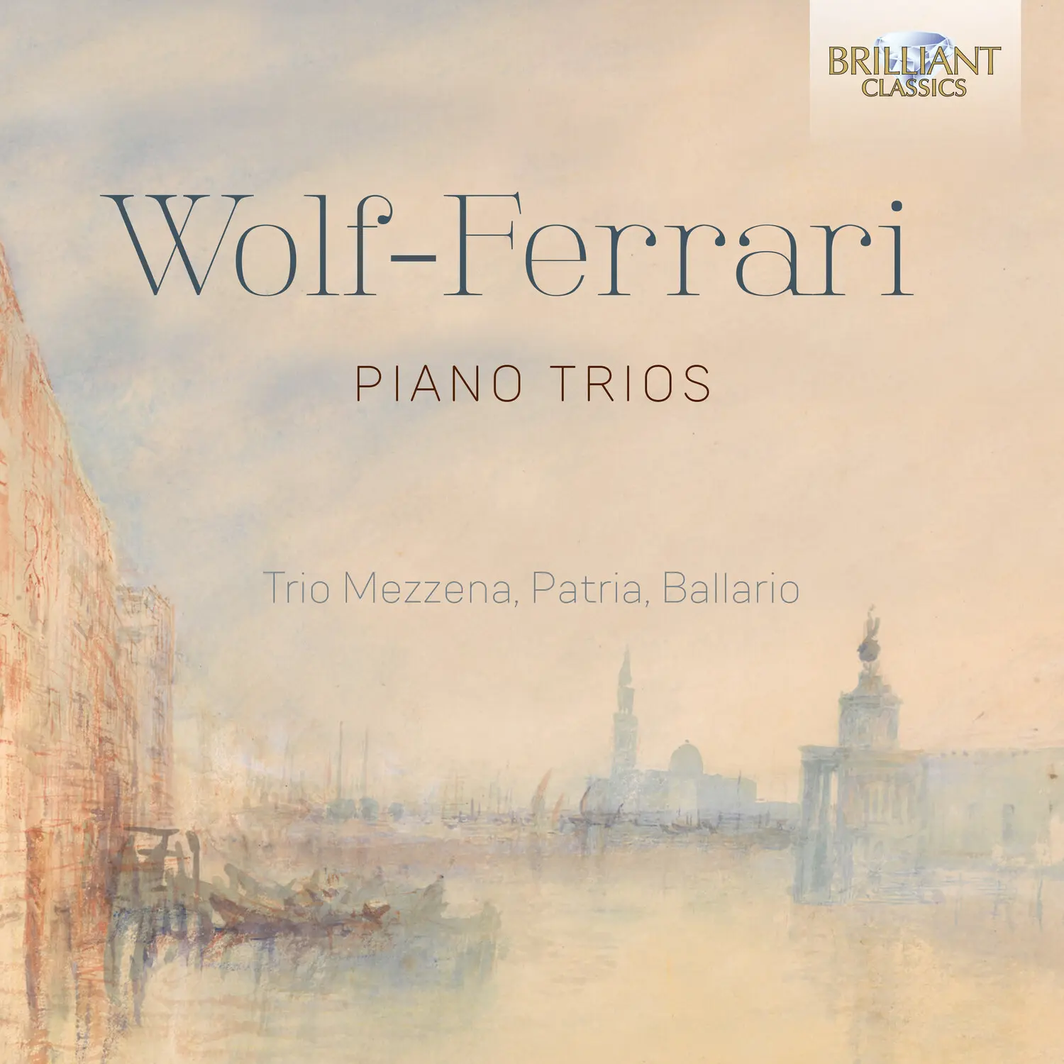 Wolf-Ferrari Piano Trios Classical CD - Interaction of Piano, Violin, Cello Music, Gift for Melody, No Age Restriction Audio CD