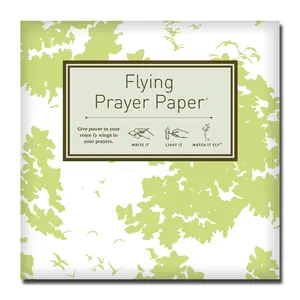 SPRING Flying Wish Paper Large Kit - Renewal Celebration for 50 Souls | Write, Light & Watch It Fly - Whimsical Interactive Wish-Making Kit with Writing Sheets, Launch Platforms & Pencils – Magical Group Activity For All Ages – Perfect Gift Set
