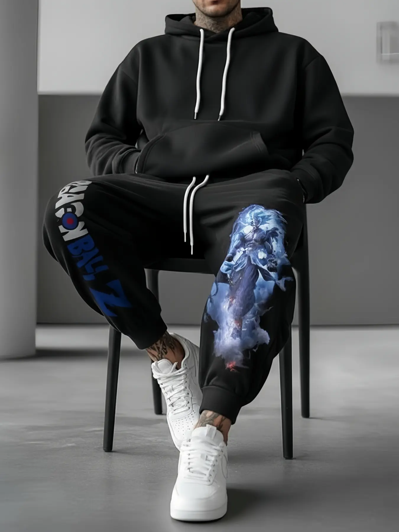 Unisex Graphic Print Casual Pants, Men's Heavyweight Joggers, Women's Fitted Skinnies with Drawstring, Pockets, All-Season Wear