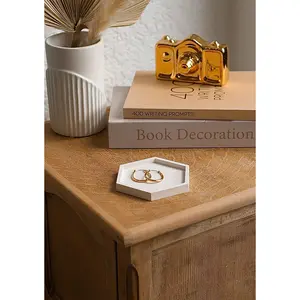 Hexagon Stone Trinket Tray