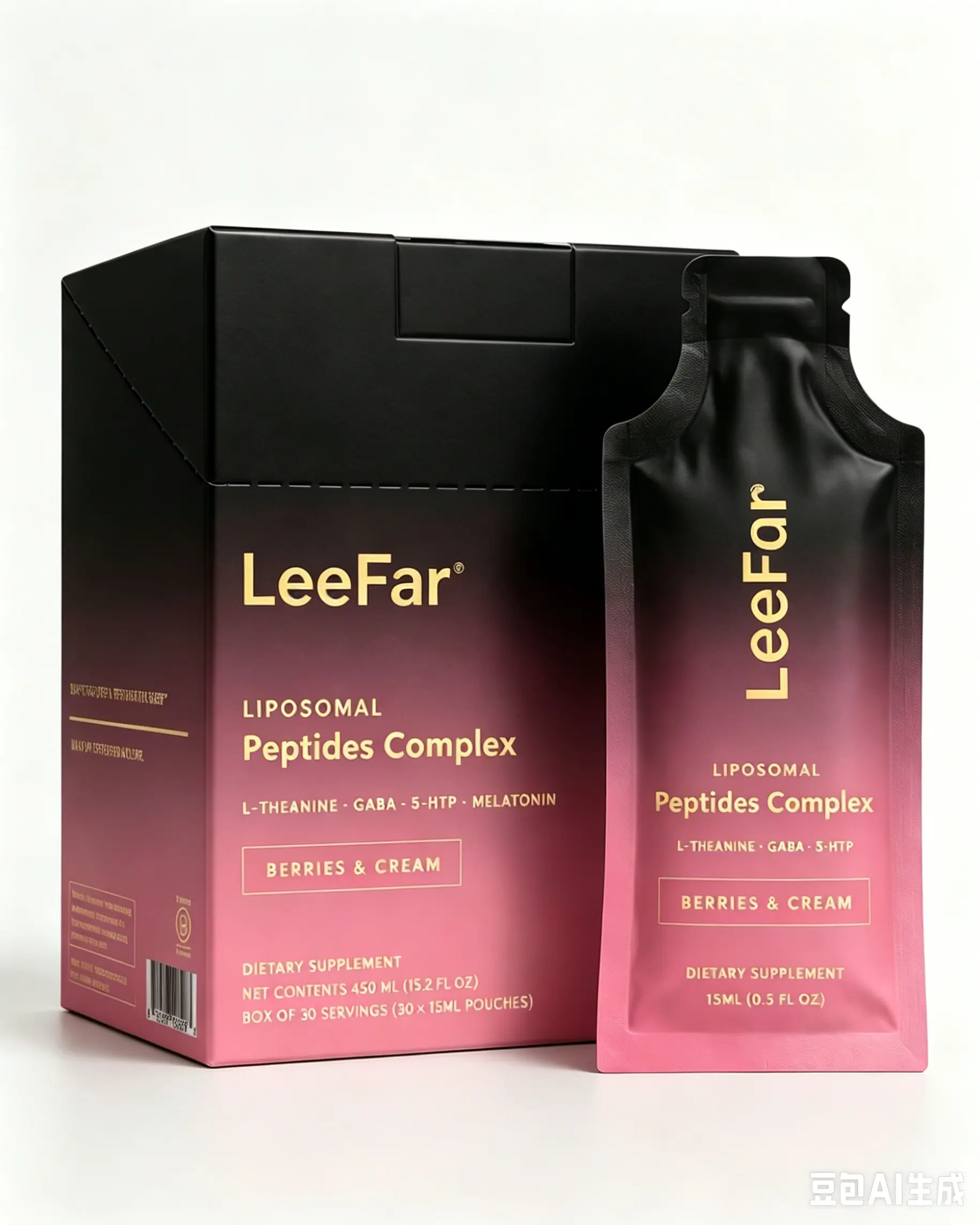 Leefar Peptide Complex Liquid Packets (26 Packets) – Master Antioxidant & Detox | Skin Brightening & Immune Support | Gut, Liver & Skin Health Matrix | with Reduced Glutathione & Bonito Extract