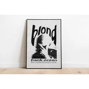 Frank Ocean Album Cover Poster: Music Wall Art Print