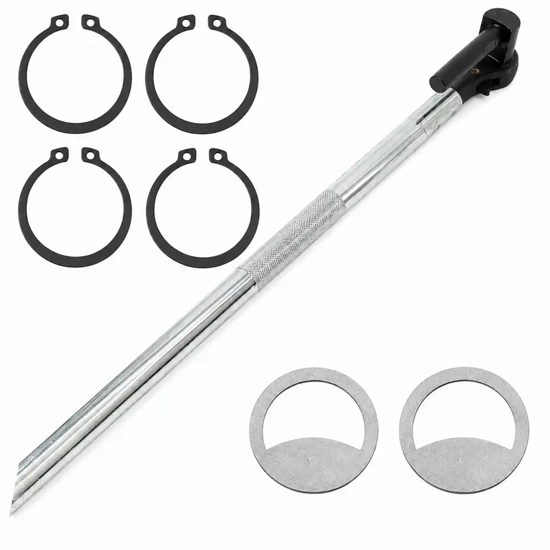 Alloy Steel Ratcheting Winch Wrench - Industrial Hand Tools, 17-22in Fit Range Direct-Insert Winch Bar Upgrade, Reversible for Truck/Trailer Flatbed Cargo Securing, Strap-Tightening Automotive Accessory, Father's Day Gift