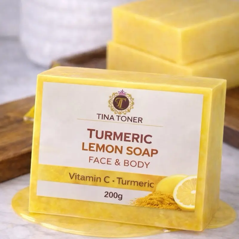 TURMERIC LEMON SHEA Face & body wash bar soap Body Care Gentle Exfoliate Aloe TURMERIC LEMON SHEA Face & body wash bar soap Body Care Gentle Exfoliate Aloe