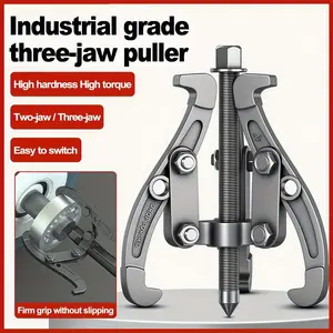 Industrial-grade three-jaw reversible gear drawing tool | Heavy-duty bearing and pulley disassembly tool kit