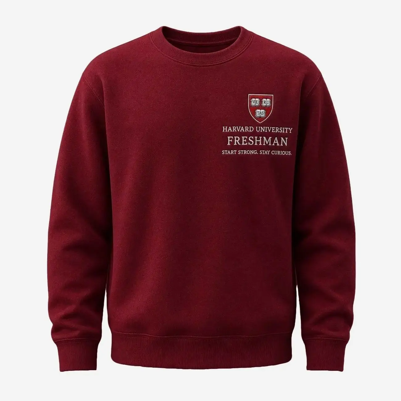 Harvard University Freshman Crewneck Sweatshirt, Harvard College Class Year Pullover, Crimson Campus Student Sweater, Ivy League University Gift
