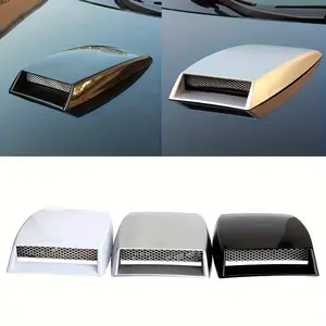 1pc Car Fake Air Vent Machine Cover Fake Air Vent Hood Decoration  Modified Air  Intake Decoration