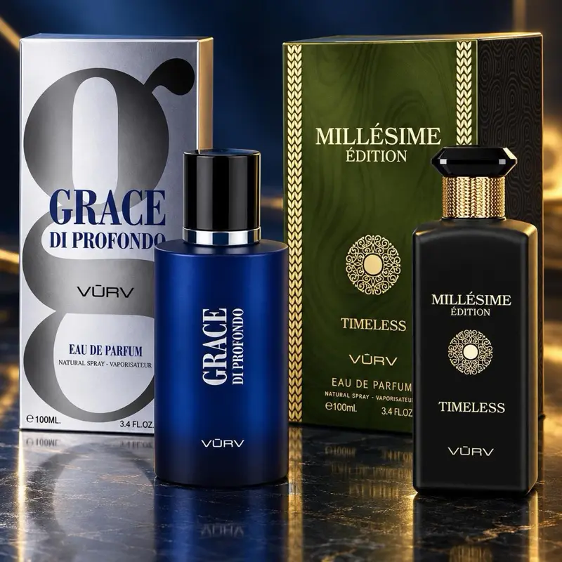Lattafa Vurv Bundle 2pcs- Grace di Profondo + Milessime Edition Timeless - Eau de Parfum 100ml
