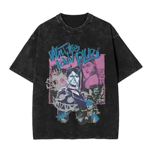 Jinx Caitlyn Viktor Jesus Vi Sevika Arcane Men's T Shirts Washed  Novelty Tee Shirt Short Sleeve Crew Neck 100% Cotton Clothing