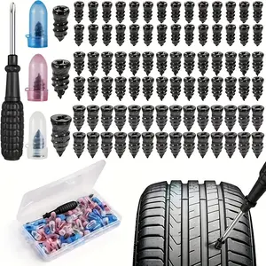 Car Vacuum Tire Repair Glue Nails, Bicycle Tire Repair Tool, Essential Auto Maintenance Kit, Durable Rubber Patch Replacement, Automotive Maintenance Tools