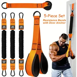 Adjustable Resistance Bands Set - Ultimate Strength Training Kit for Home Gym - Pull-Up Assist & Muscle Toning - Must-Have for Fitness & Power Lifters, Workout Straps, At Home Gym Equipment