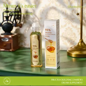 YVIP 290mL Liquid FOS Prebiotic Fiber Syrup - 95% Fructooligosaccharides for Gut Health - Vegan Plant-Based Supplement - Natural Fiber for Daily Health