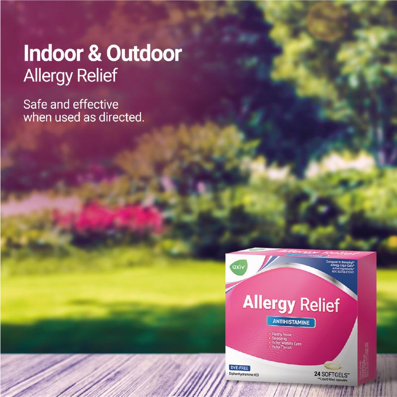 AXIV PACK: ALLERGY (1 BOX) + DAY AND NIGHT 48 (1 BOX) Healthcare Vitamin Supplements