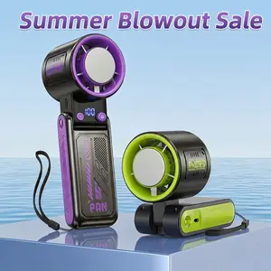 Ice fan Portable Handheld High Speed Fan 199 Adjustable Levels Foldable for Summer Travel Vacation Essentials& Outdoor Activities cool fan Romantic Gifts for Guy Summer Gift