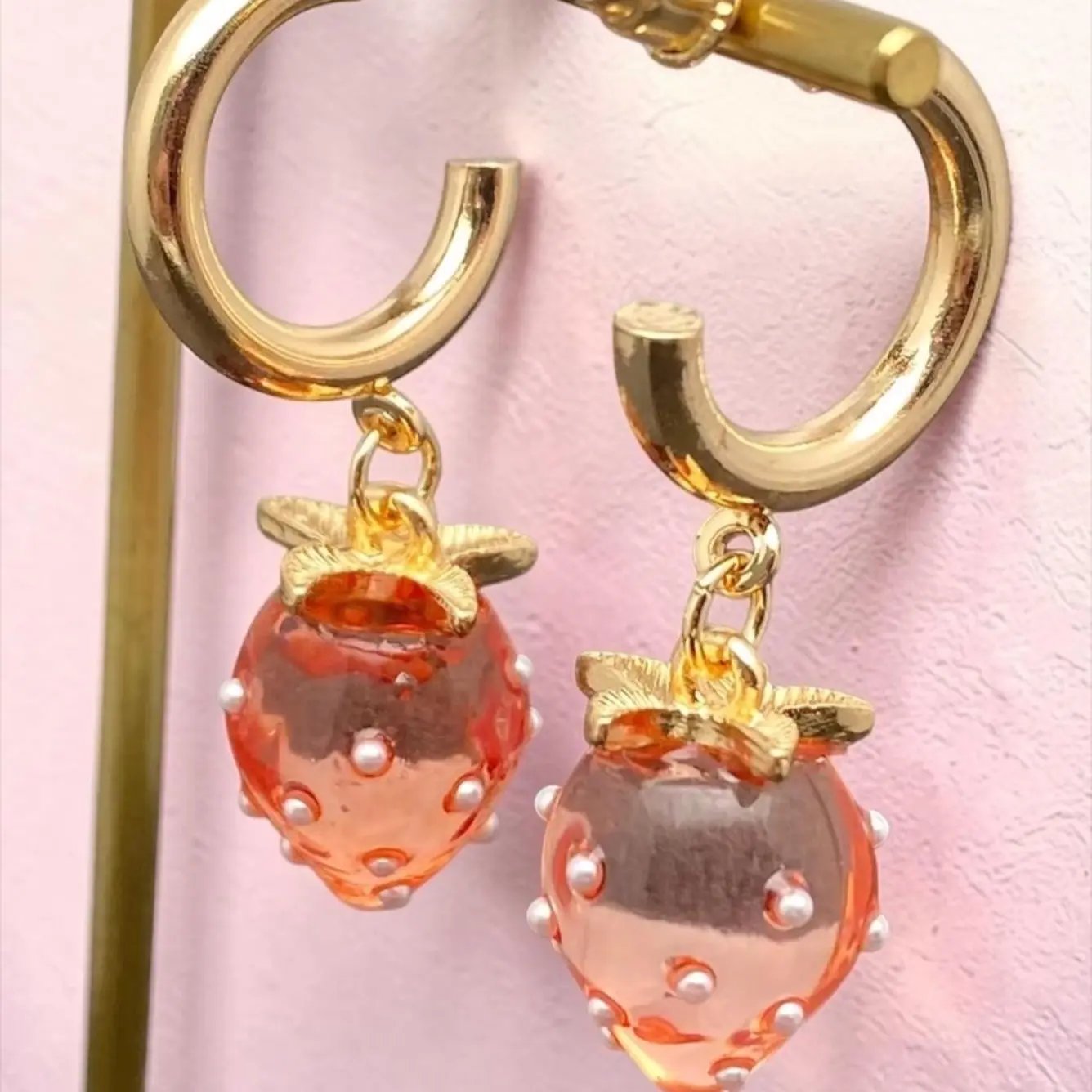 Strawberry Dangle Earring
