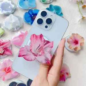 Orchid Acrylic Drop Glue  Phone Stand Desktop Folding Portable Huilan Phone Stand HN122
